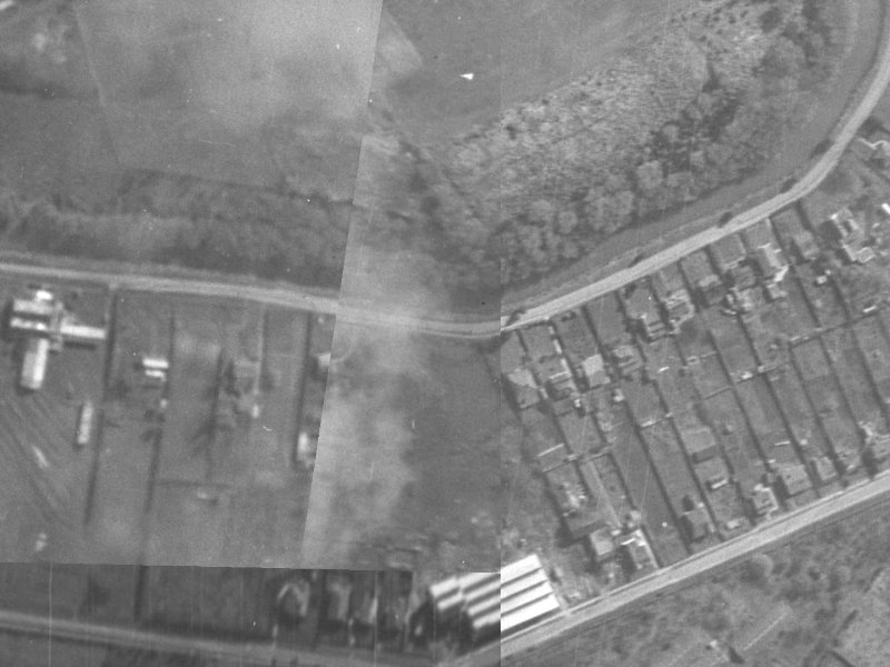32–46 Connal Street from the air, 1940-1944