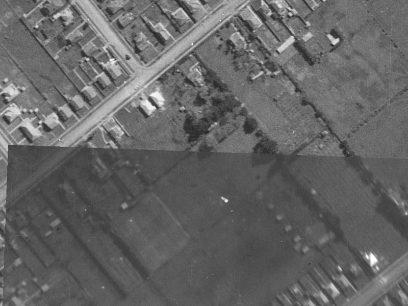 31 Evesham Crescent from the air, 1940-1944