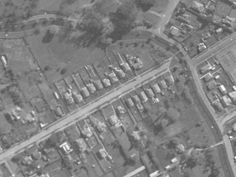 143 Saint Martins Road from the air, 1940-1944