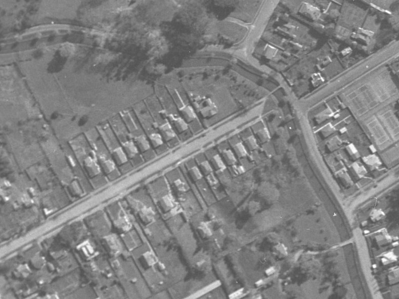 124 Saint Martins Road from the air, 1940-1944