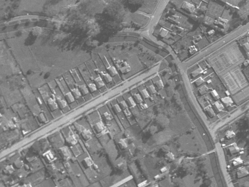 126 Saint Martins Road from the air, 1940-1944