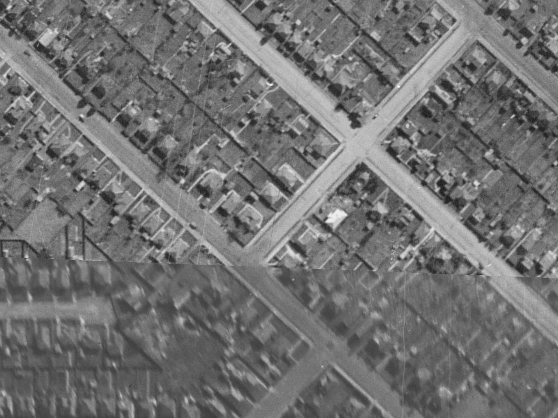7 Montrose Street from the air, 1940-1944
