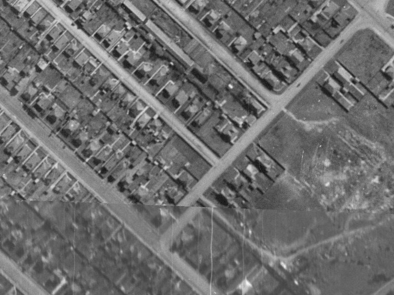 63E Gibbon Street from the air, 1940-1944