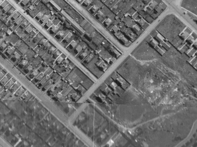 21 Rogers Street from the air, 1940-1944