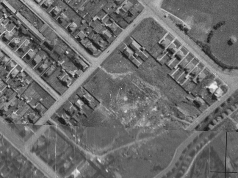 72 Hume Street from the air, 1940-1944