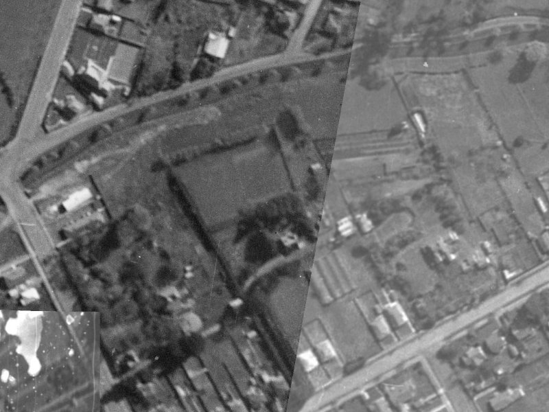 18 Wilding Street from the air, 1940-1944