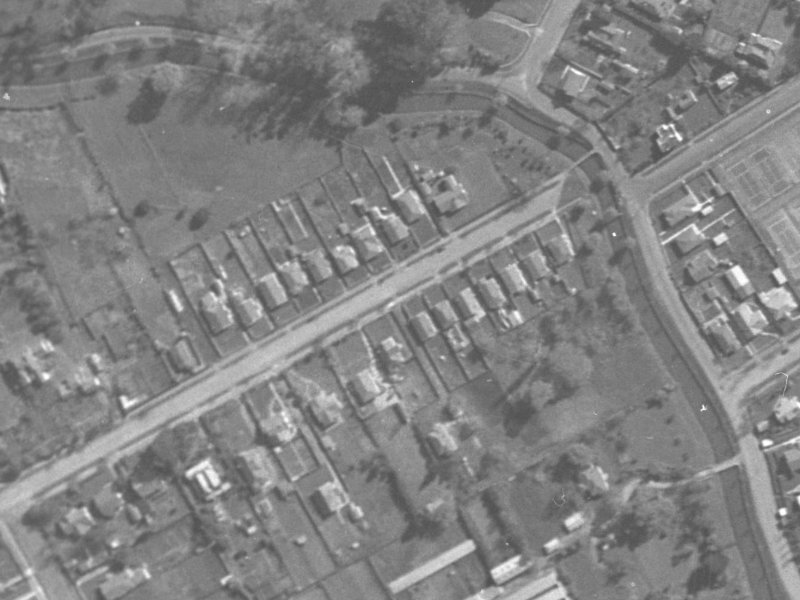 120 St Martins Road from the air, 1940-1944