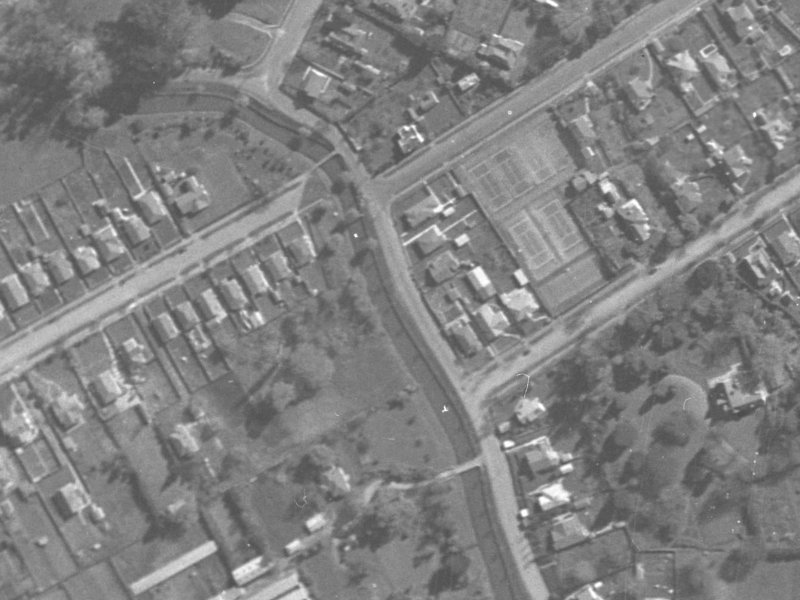 123 Fifield Terrace from the air, 1940-1944