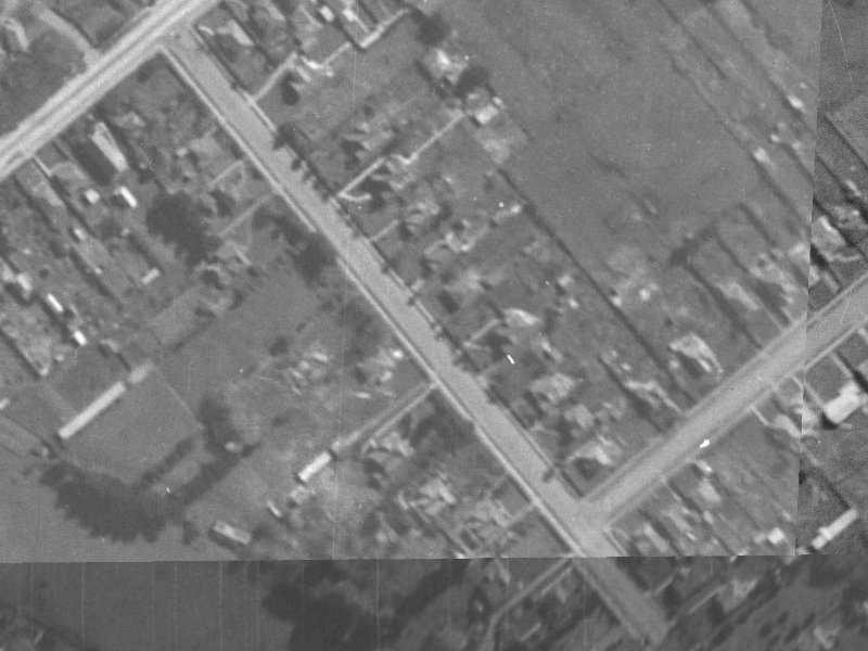 100 Domain Terrace from the air, 1940-1944