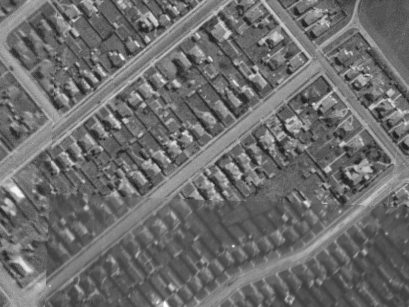116A Roker Street from the air, 1940-1944