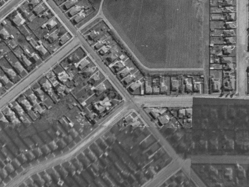 96 Strickland Street from the air, 1940-1944
