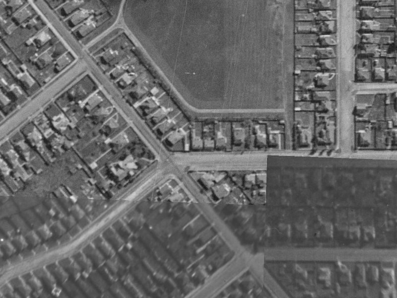 5 Devon Street from the air, 1940-1944