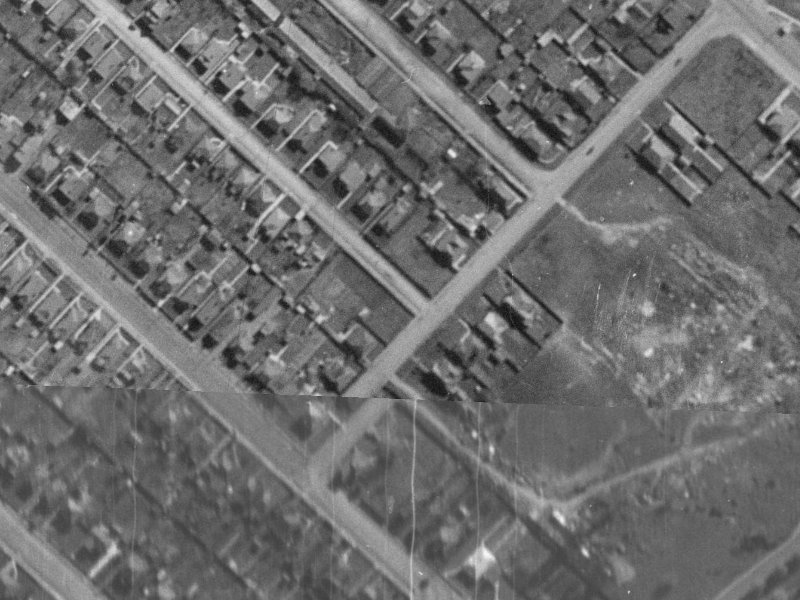 11 Rogers Street from the air, 1940-1944
