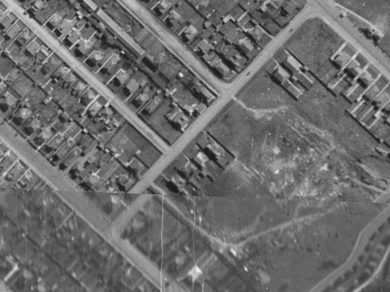 22 Rogers Street from the air, 1940-1944