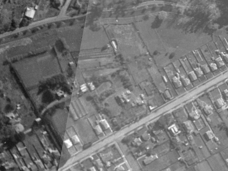 119A Saint Martins Road from the air, 1940-1944