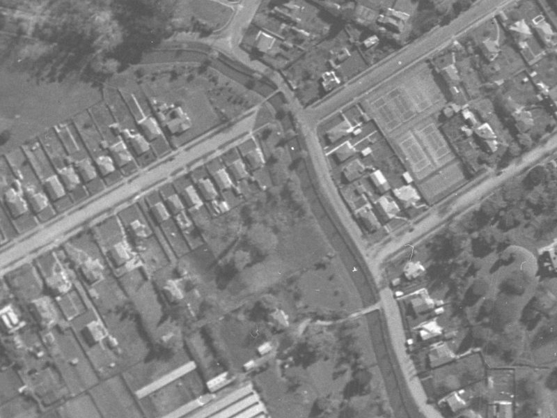178 Riverlaw Terrace from the air, 1940-1944