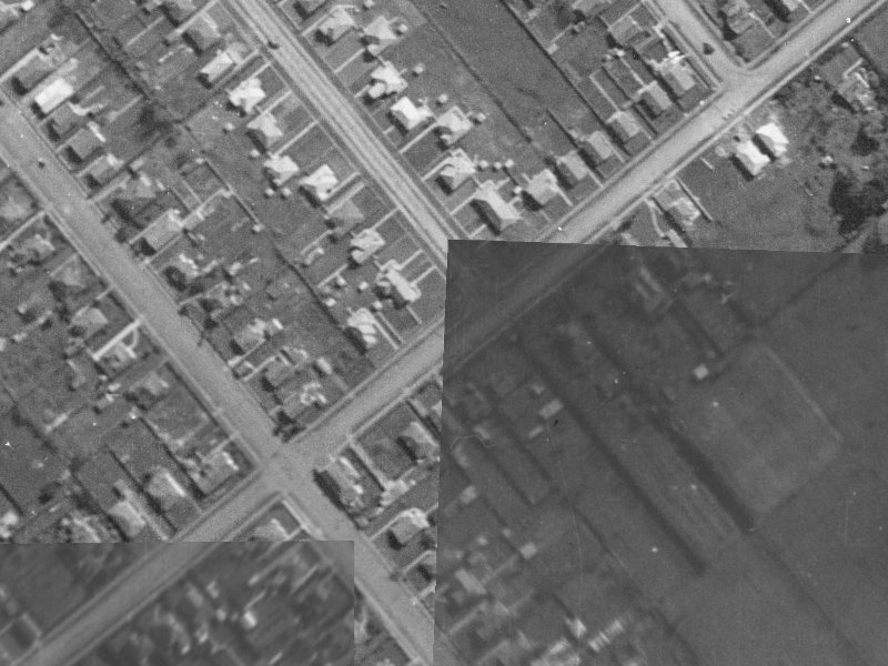 99 Neville Street from the air, 1940-1944