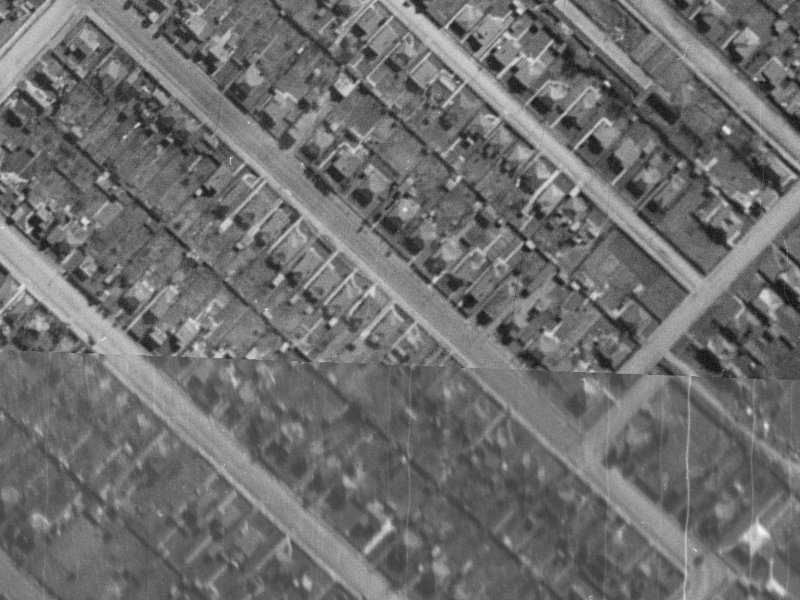 150 Huxley Street from the air, 1940-1944