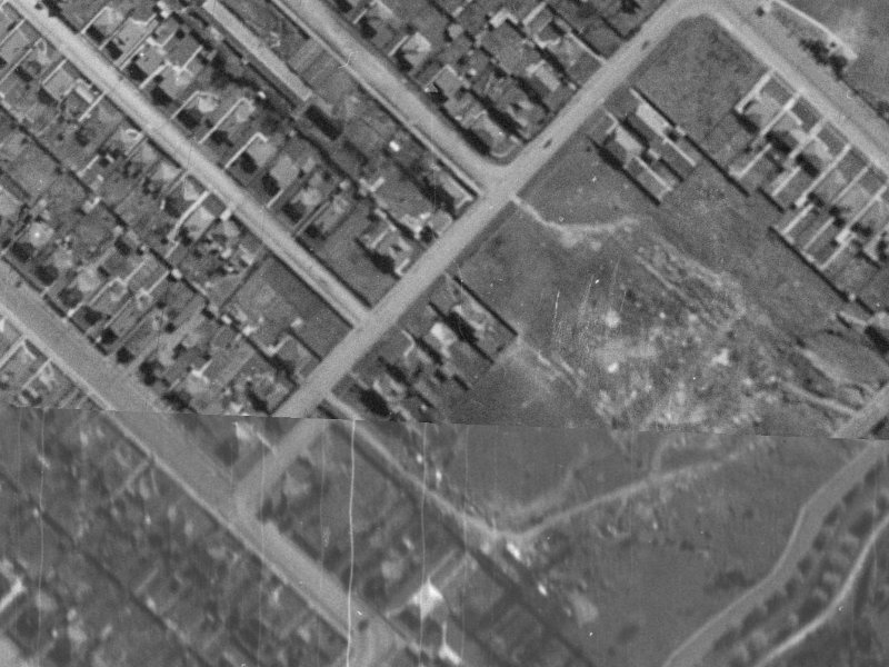 18 Rogers Street from the air, 1940-1944