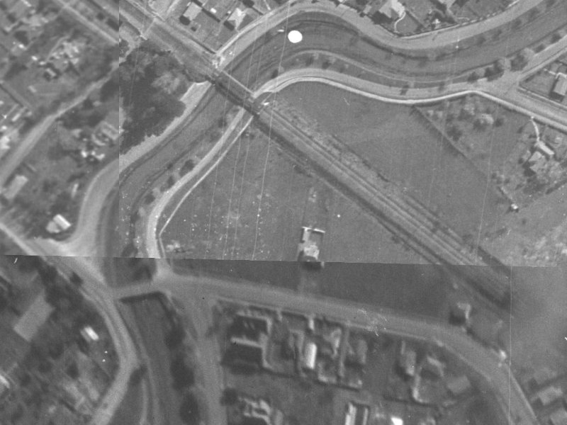 159 Opawa Road from the air, 1940-1944