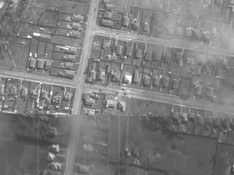 71B Marshall Street from the air, 1940-1944
