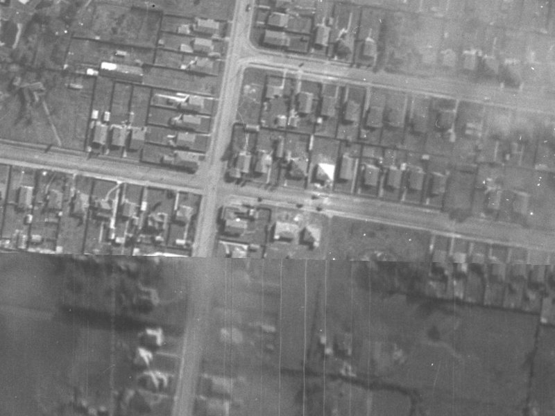90 Marshall Street from the air, 1940-1944