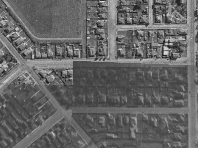 26 Devon Street from the air, 1940-1944