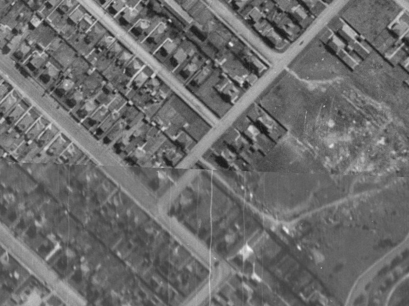 12 Rogers Street from the air, 1940-1944