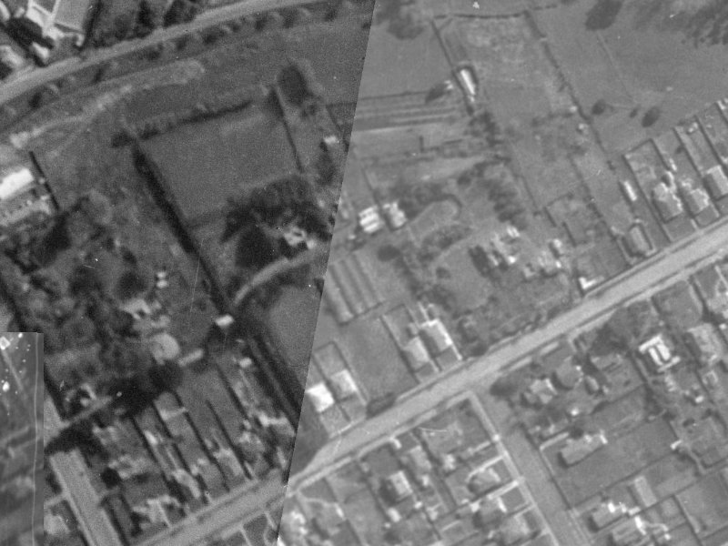 8 Wilding Street from the air, 1940-1944