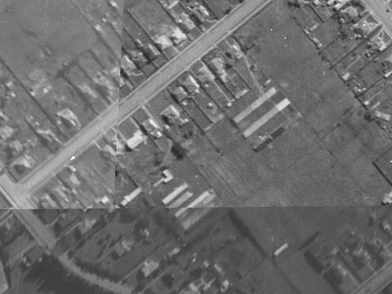 32 Edinburgh Street from the air, 1940-1944