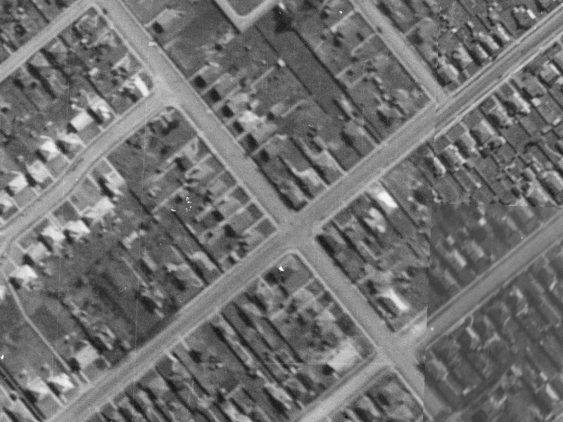 172 Selwyn Street from the air, 1940-1944