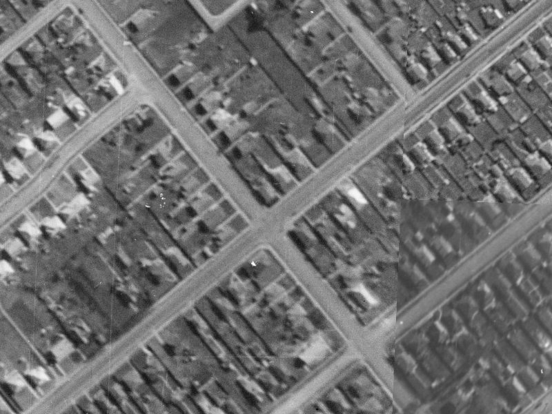 115 Milton Street from the air, 1940-1944