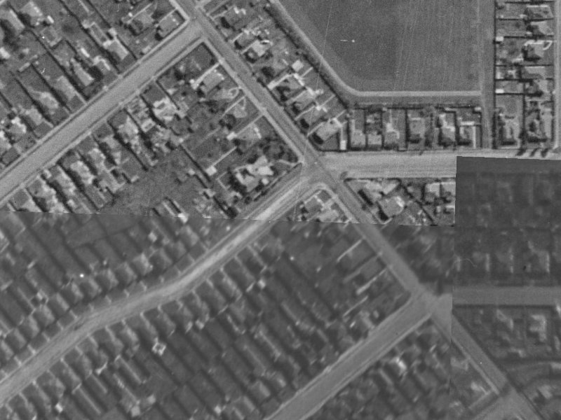 50 Penrith Avenue from the air, 1940-1944