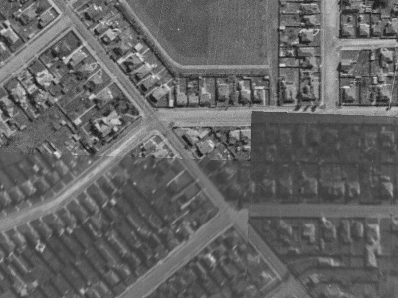 84 Strickland Street from the air, 1940-1944
