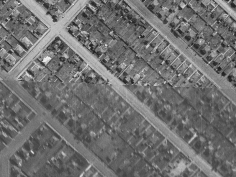 114 King Street from the air, 1940-1944