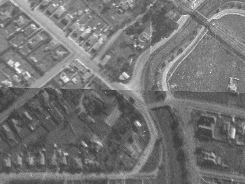 148 Opawa Road from the air, 1940-1944