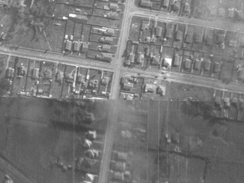 109 Radley Street from the air, 1940-1944