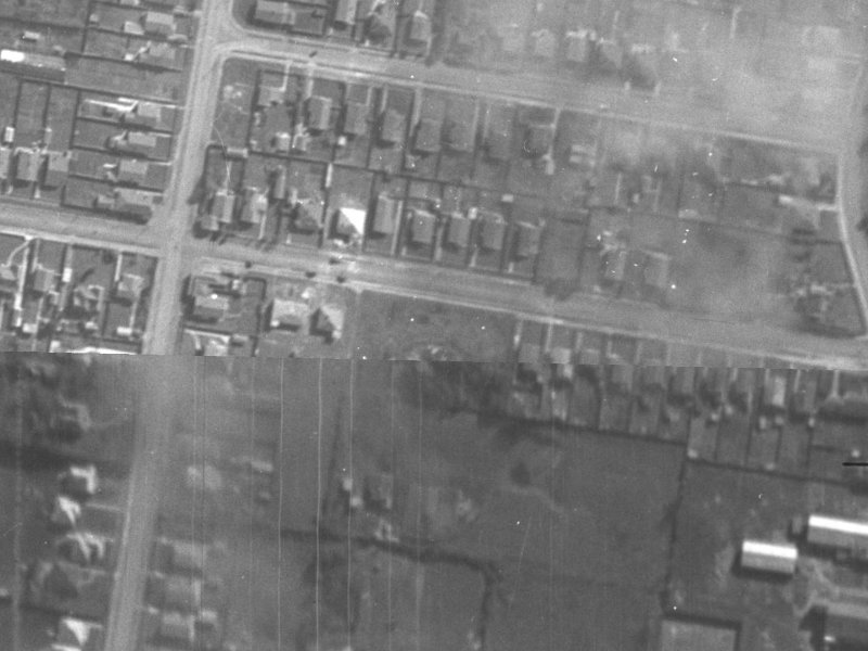 96 Marshall Street from the air, 1940-1944