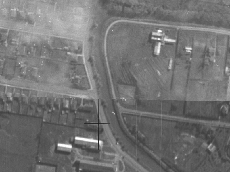67 Connal Street from the air, 1940-1944