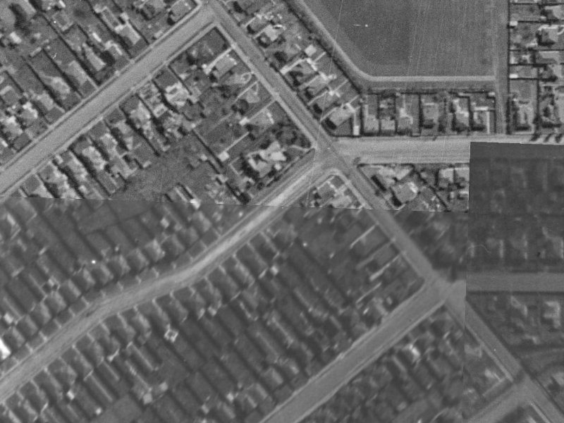 48 Penrith Avenue from the air, 1940-1944