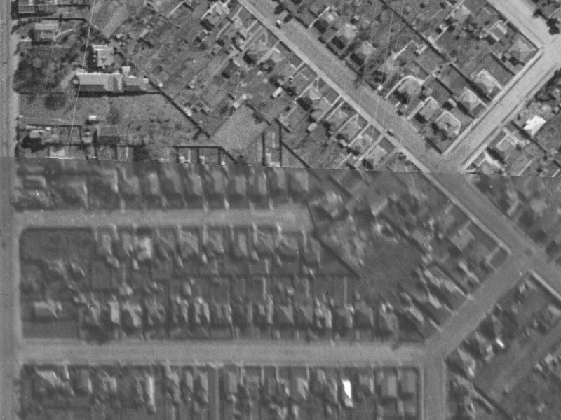 17C Roxburgh Street from the air, 1940-1944