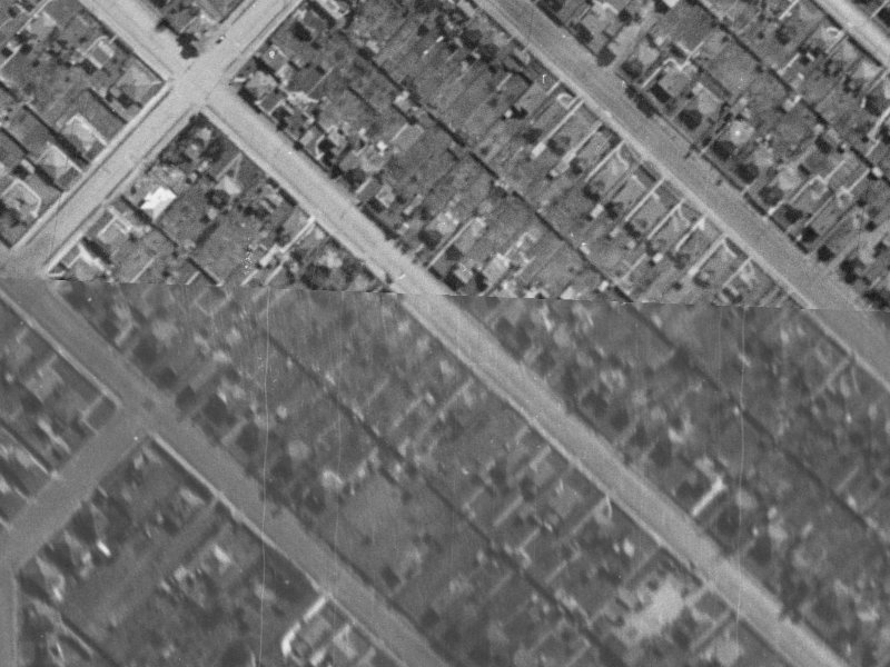 118 King Street from the air, 1940-1944