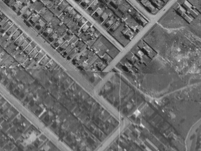 7 Rogers Street from the air, 1940-1944