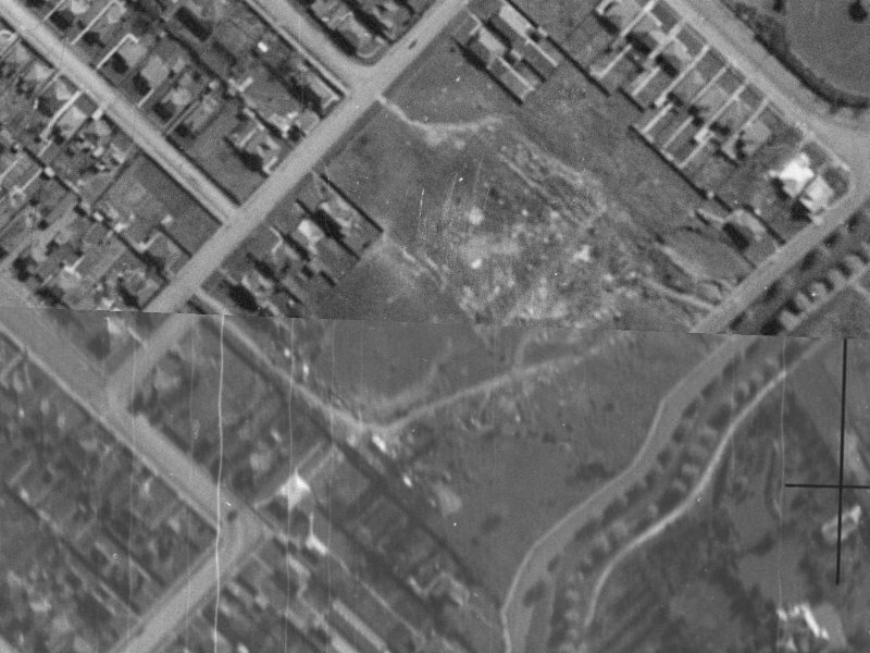 3 Gilbert Place from the air, 1940-1944