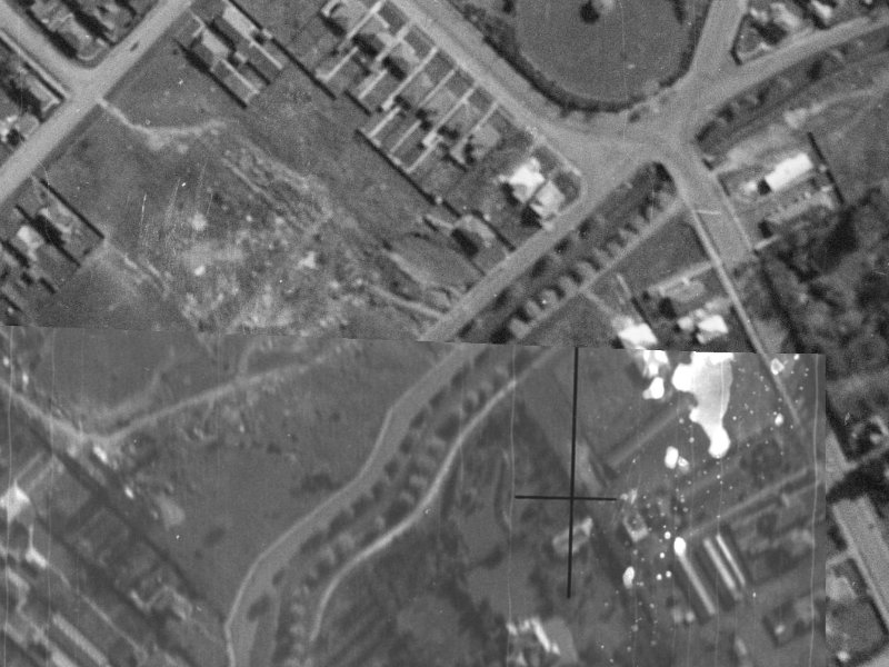 345 Eastern Terrace from the air, 1940-1944