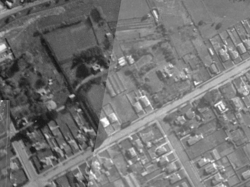 6 Wilding Street from the air, 1940-1944
