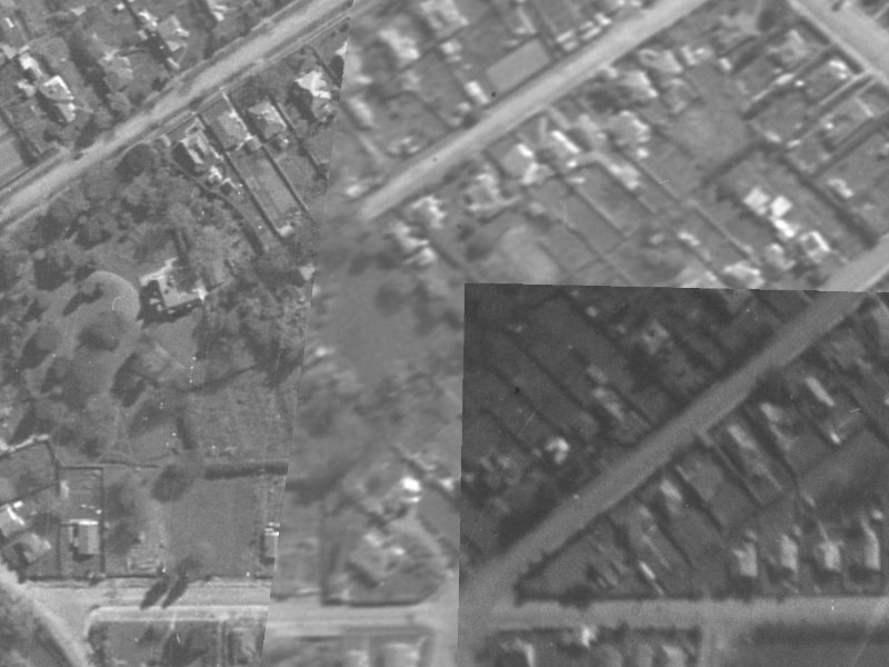 97 Hawford Road from the air, 1940-1944