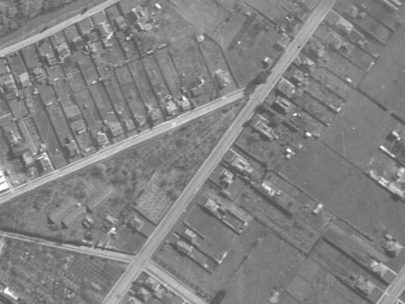 46 Rutherford Street from the air, 1940-1944