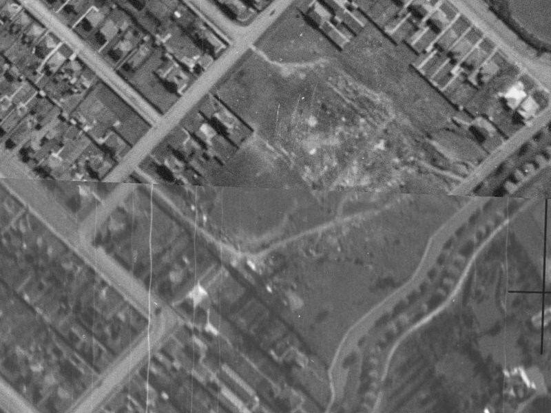 6 Gilbert Place from the air, 1940-1944