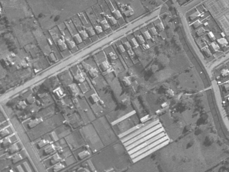 118A Saint Martins Road from the air, 1940-1944